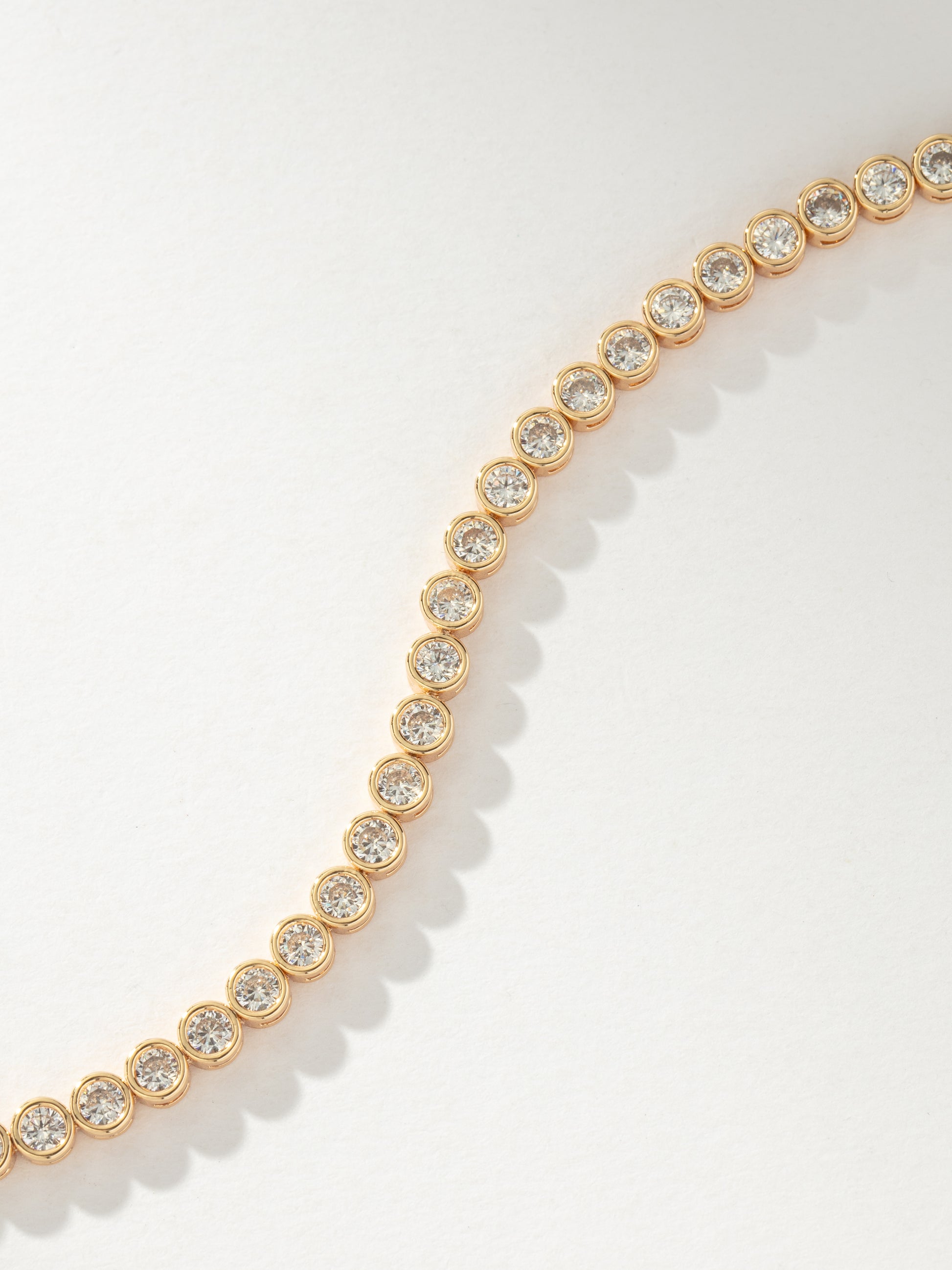 Fairy Bezel Tennis Bracelet | Gold | Product Image | Uncommon James