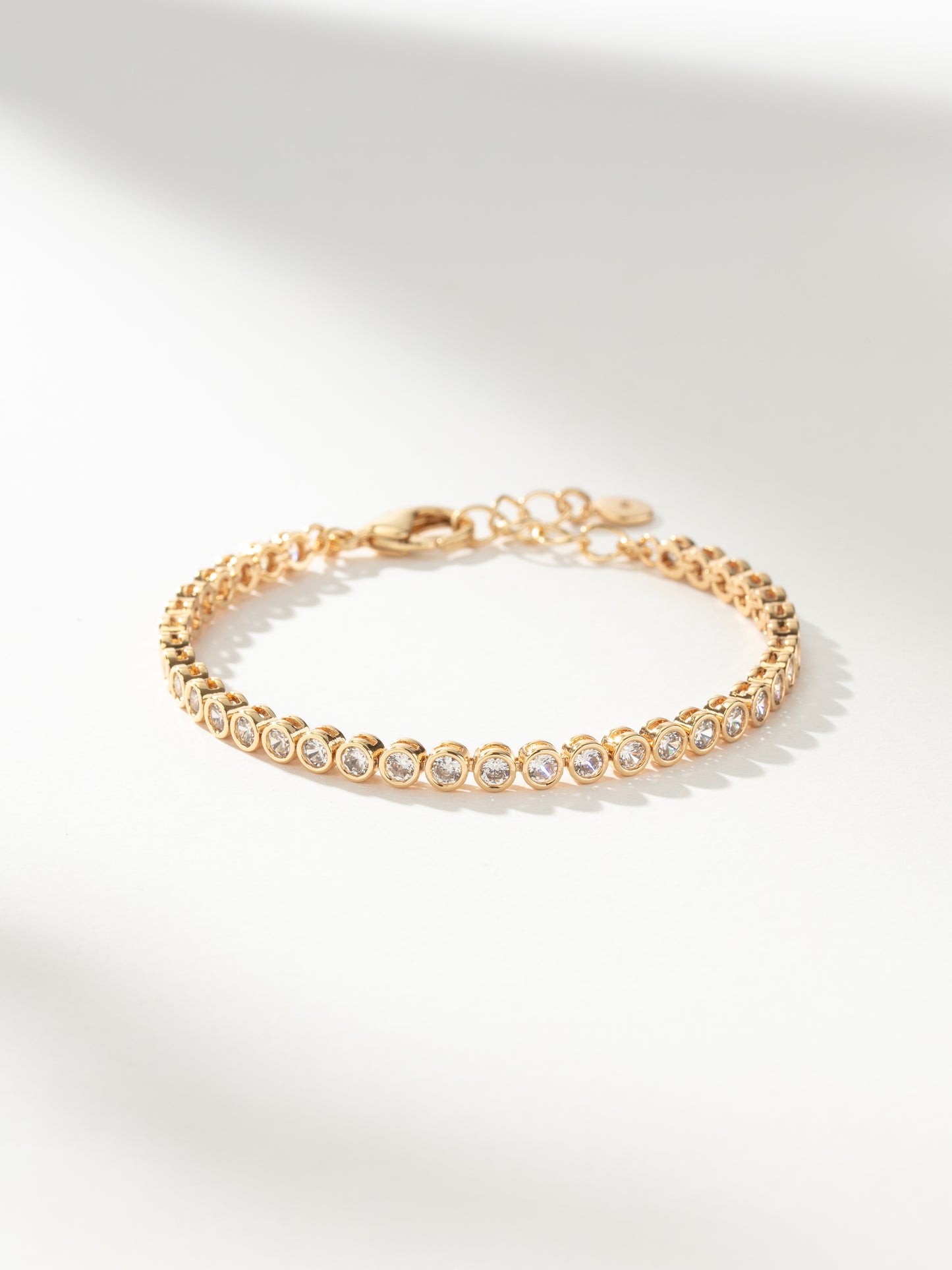 Fairy Bezel Tennis Bracelet | Gold | Product Image | Uncommon James