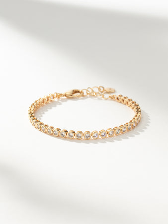 Fairy Bezel Tennis Bracelet | Gold Tennis Bracelet | Uncommon James