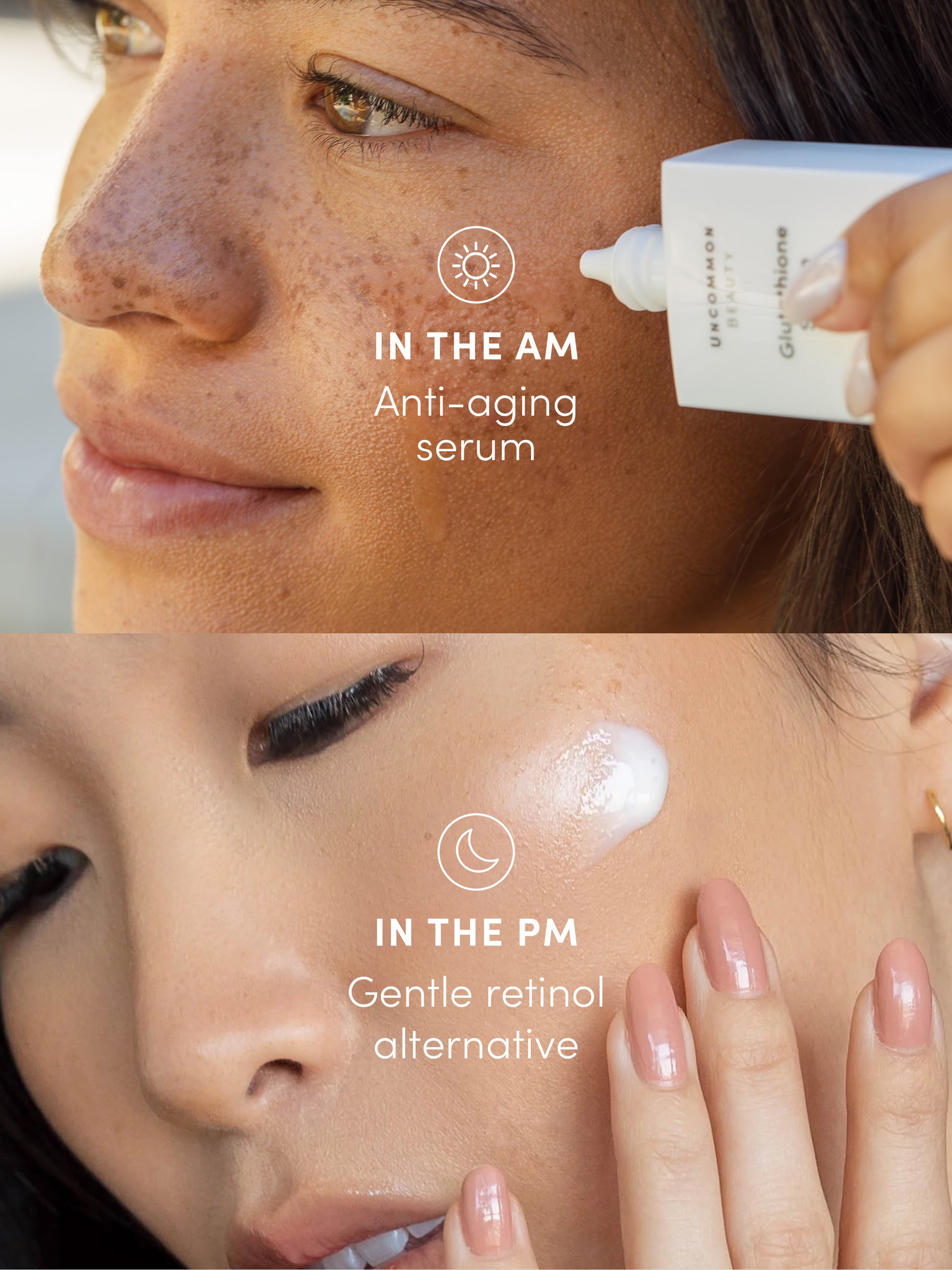 Anti-Aging Skincare Essentials Duo | Informational Image | Uncommon Beauty