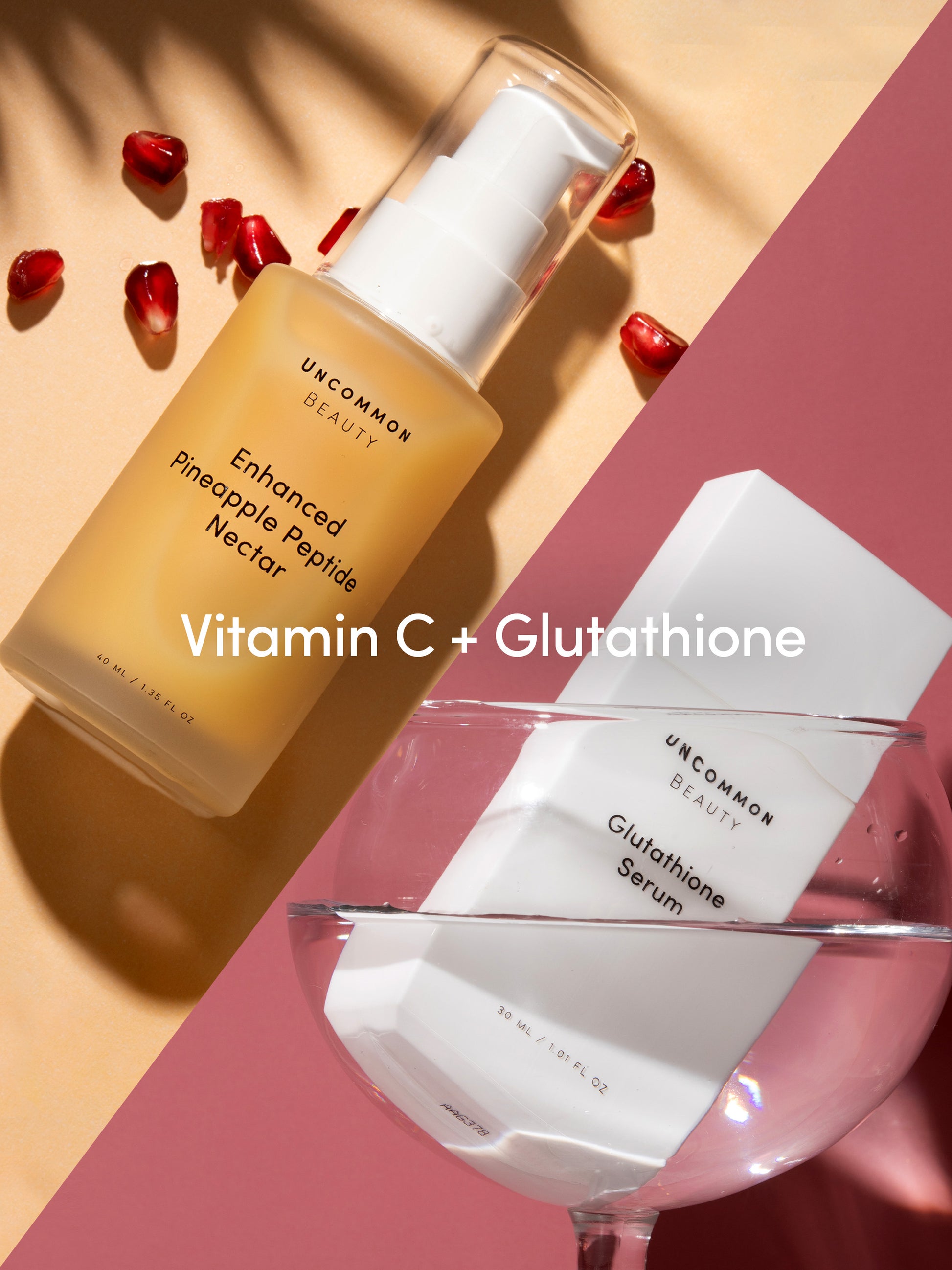 Glutathione + Vitamin C Antioxidant Serum Duo | Uncommon Beauty Uncommon James Glutathione + Vitamin C Antioxidant Serum Duo | Uncommon Beauty Uncommon James