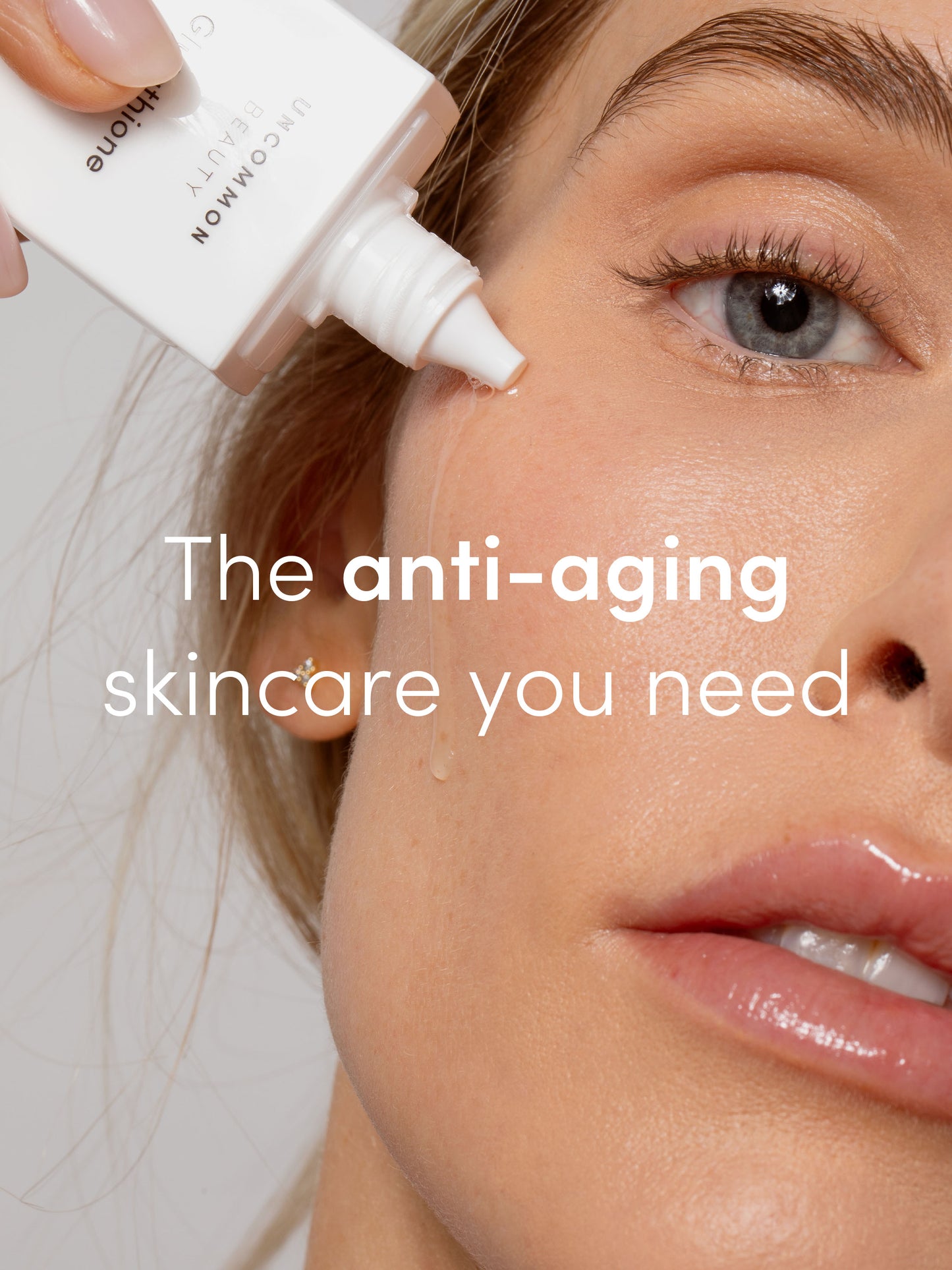 Anti-Aging Skincare Essentials Duo | Model Image | Uncommon Beauty | The anti-aging skincare you need