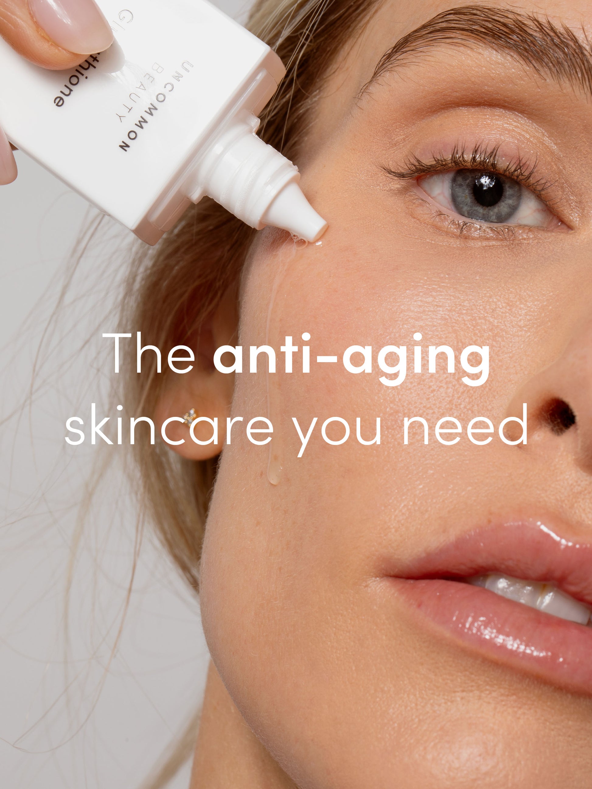 Anti-Aging Skincare Essentials Duo | Model Image | Uncommon Beauty | The anti-aging skincare you need