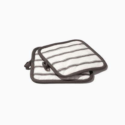 Classic Striped Pot Holder (Set of 2) | Product Detail Image | Uncommon James