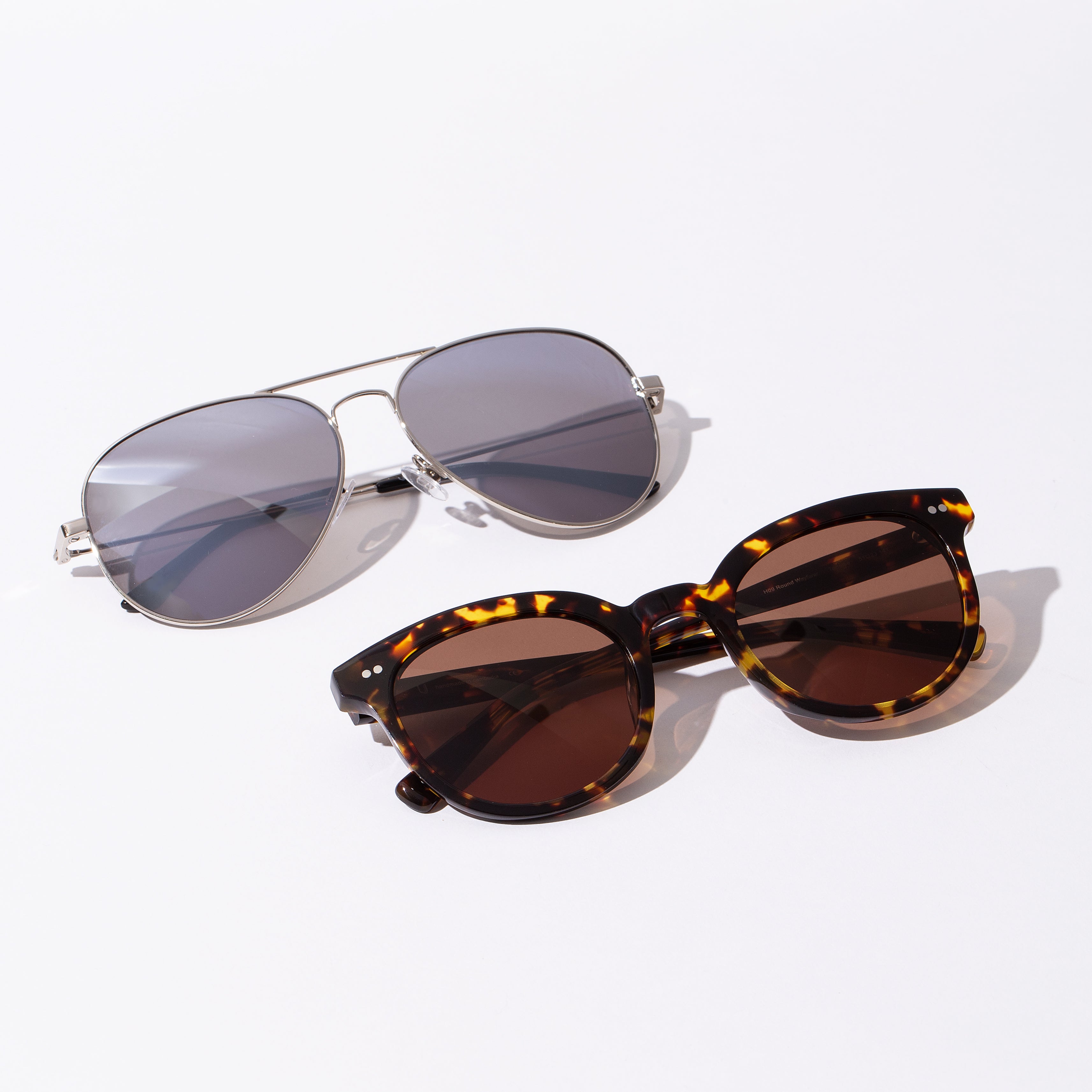 Double hotsell shade sunglasses