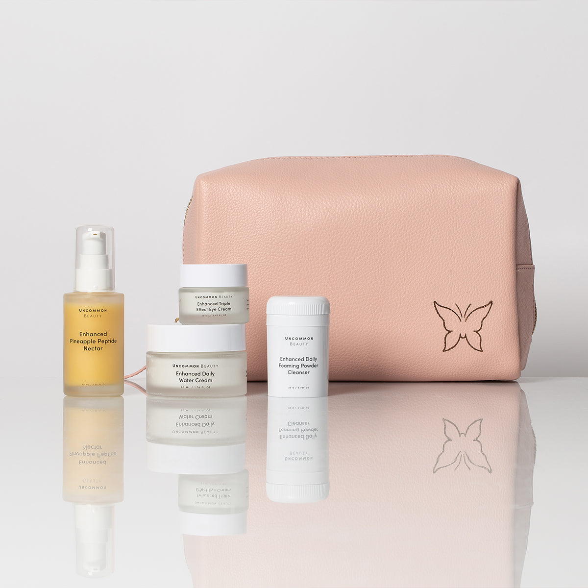 Beauty Bundle and Vegan Leather Travel Bag | Product Image | Uncommon Beauty