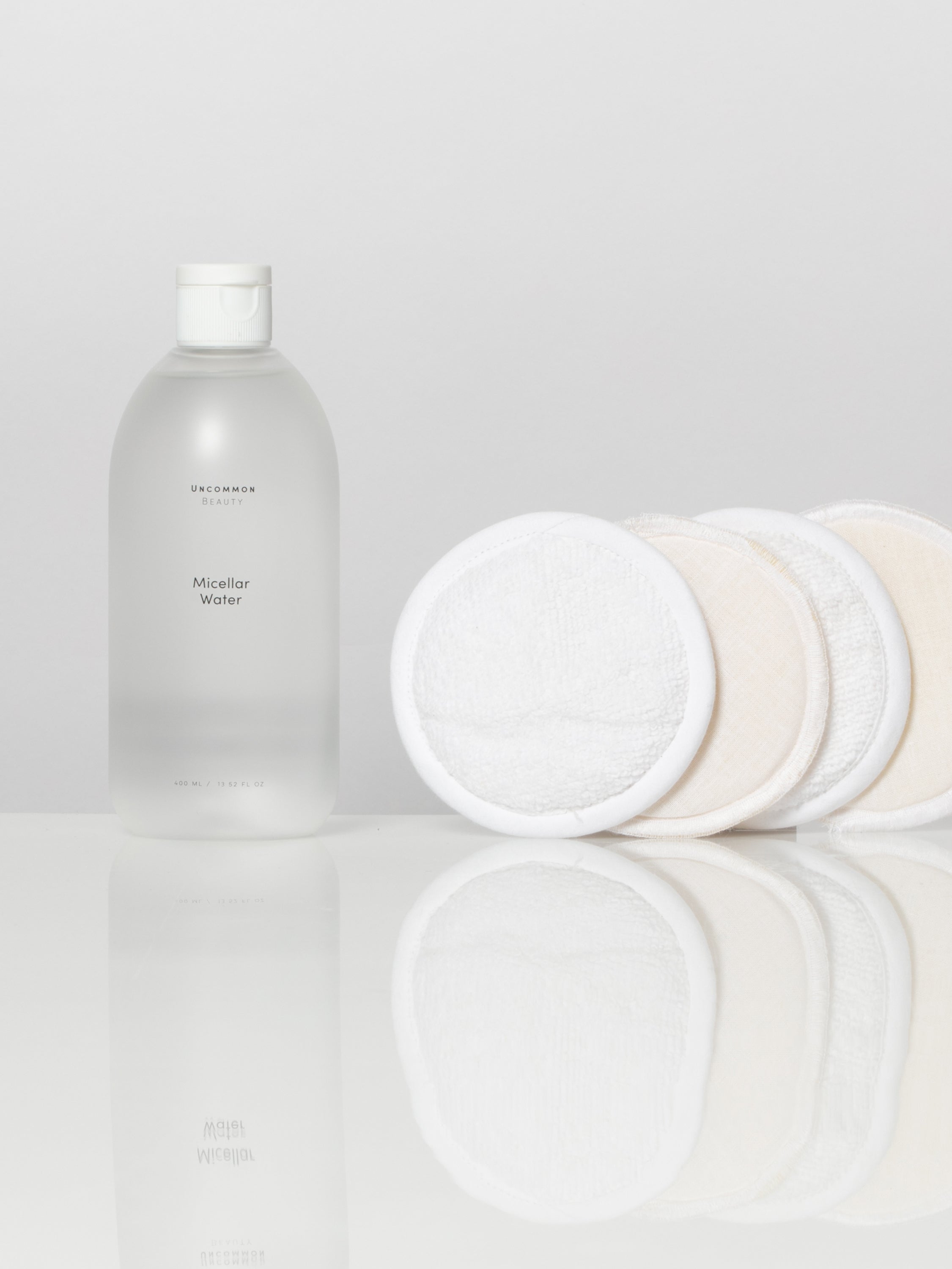 Micellar Water and Reusable Cotton Pads Duo | Uncommon Beauty