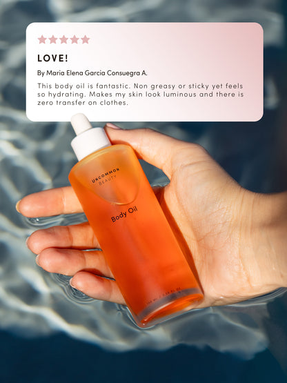 ["Body Oil ", " 100 ml // 3.38 fl oz ", " Review Image ", " Uncommon Beauty"]