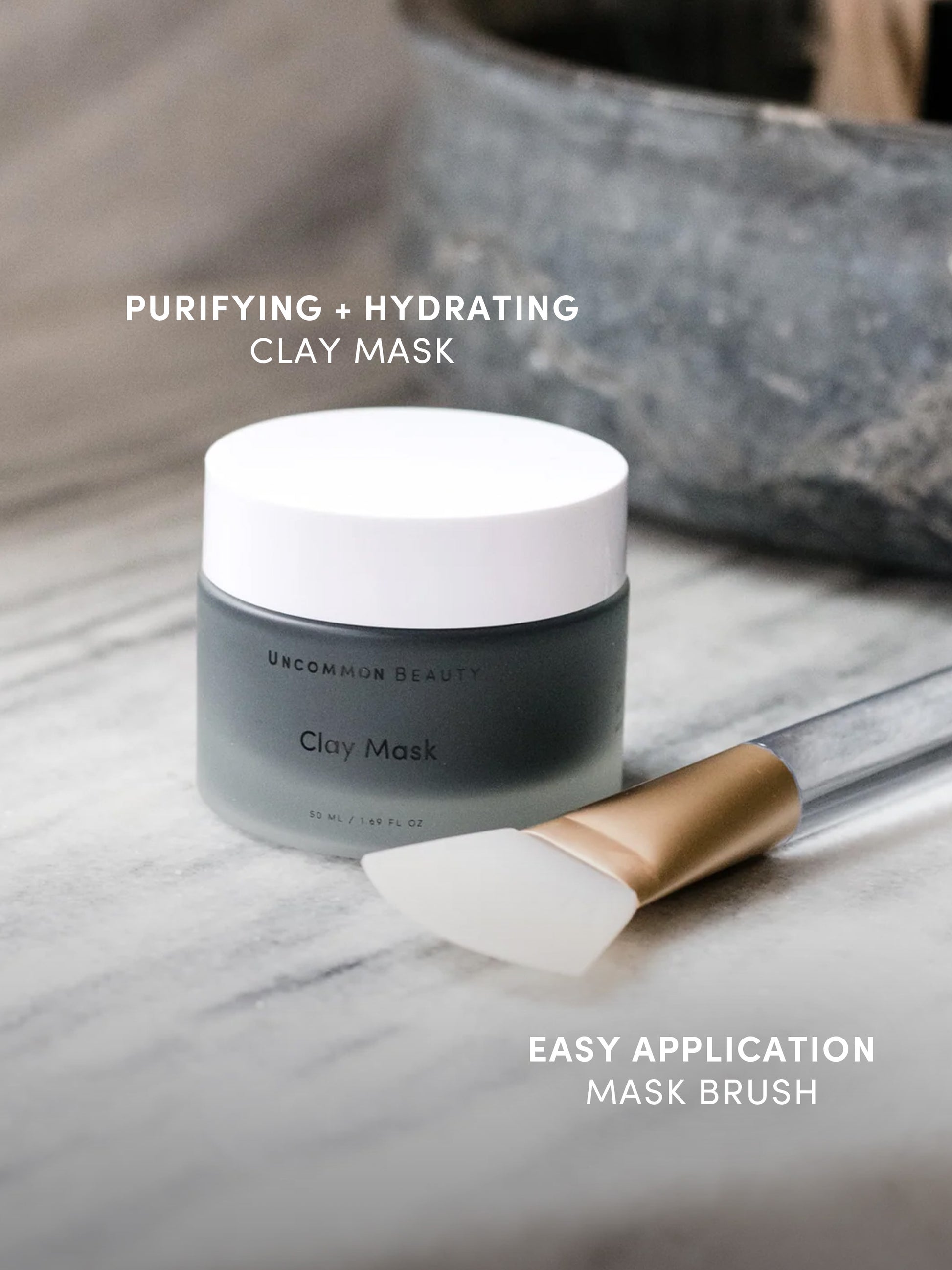Clay Mask and Brush Duo | Product Image 2 | Uncommon Beauty