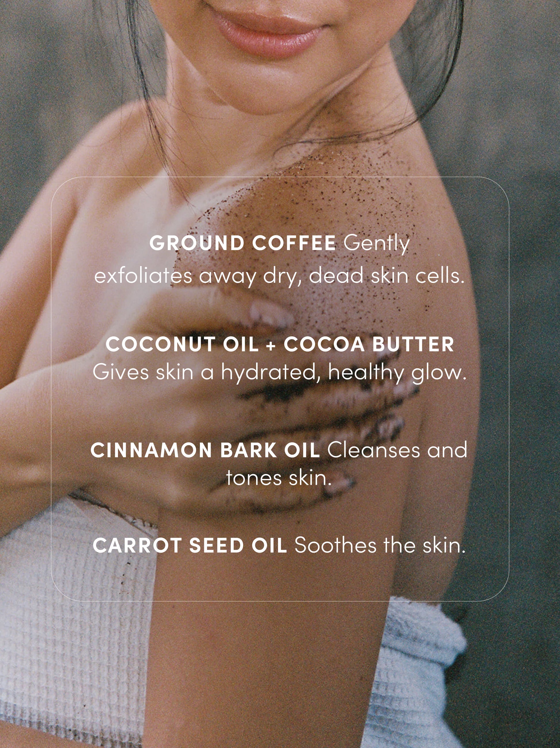 Coffee Scrub | 256 g // 9 oz | Product Info Image | Uncommon Beauty