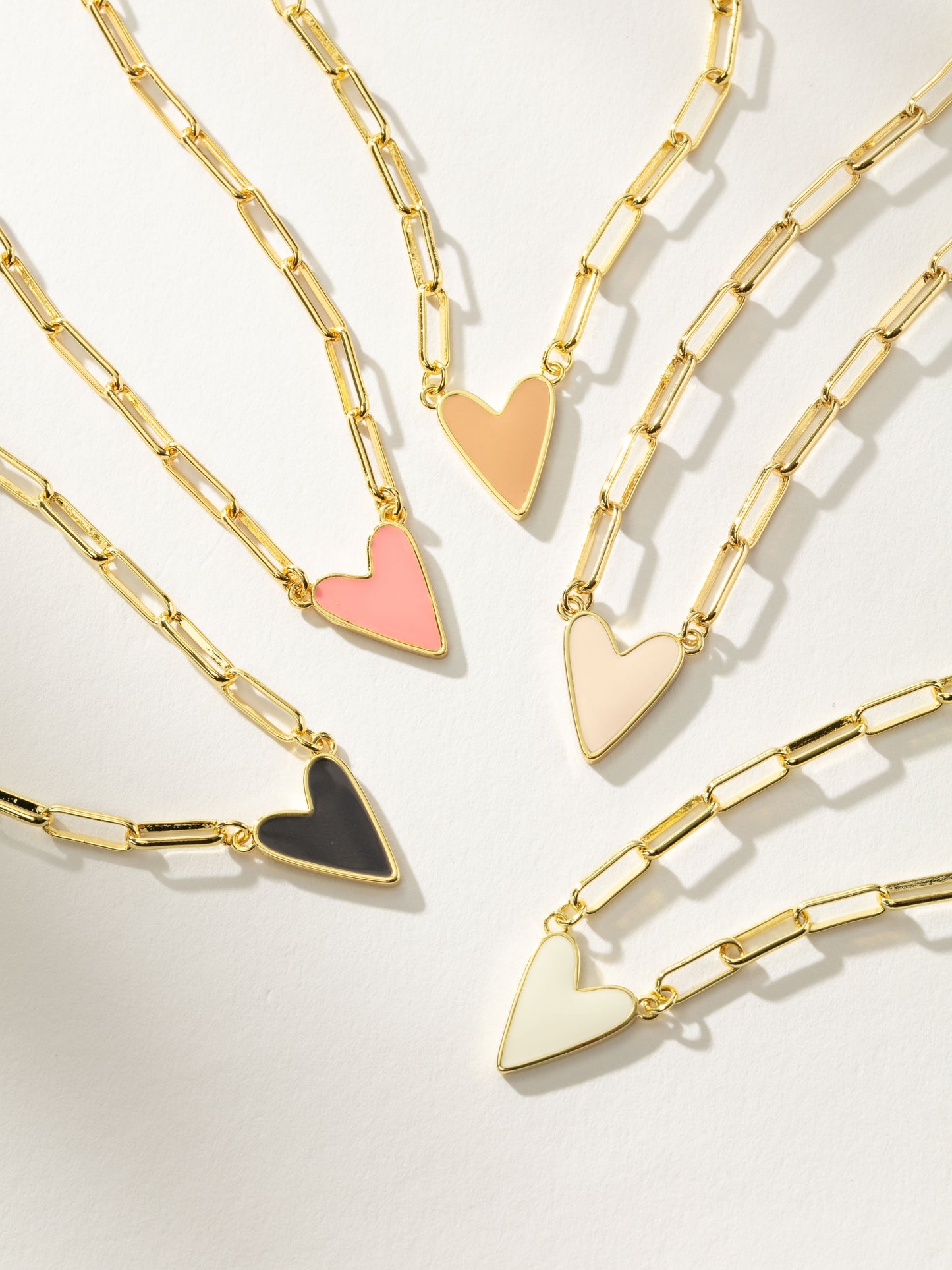 Enamel Heart Necklace | Gold | Uncommon James