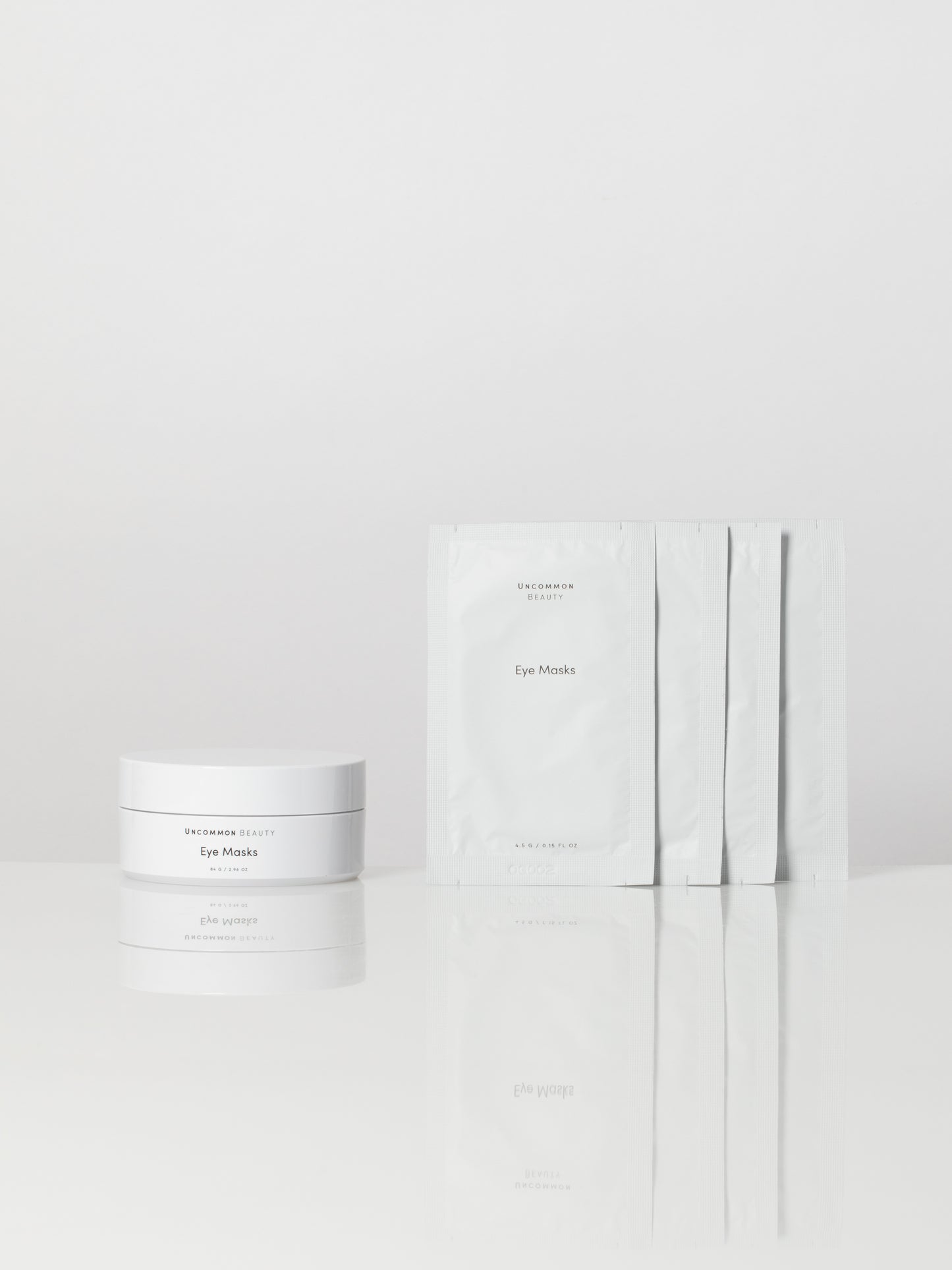 Eye Masks | 4 Sets / 0.15 fl oz 30 Sets / 2.96 fl oz | Group Image | Uncommon Beauty