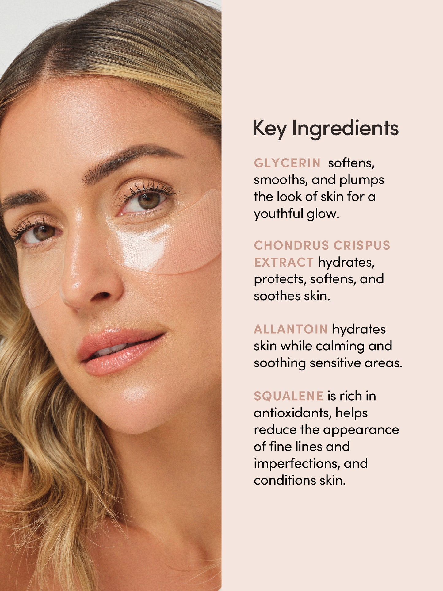 Eye Masks | 4 Sets / 0.15 fl oz | Ingredients Image | Uncommon Beauty