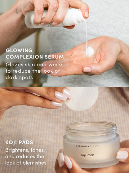 ["Glowy and Bright Duo ", " Information Image ", " Uncommon Beauty"]