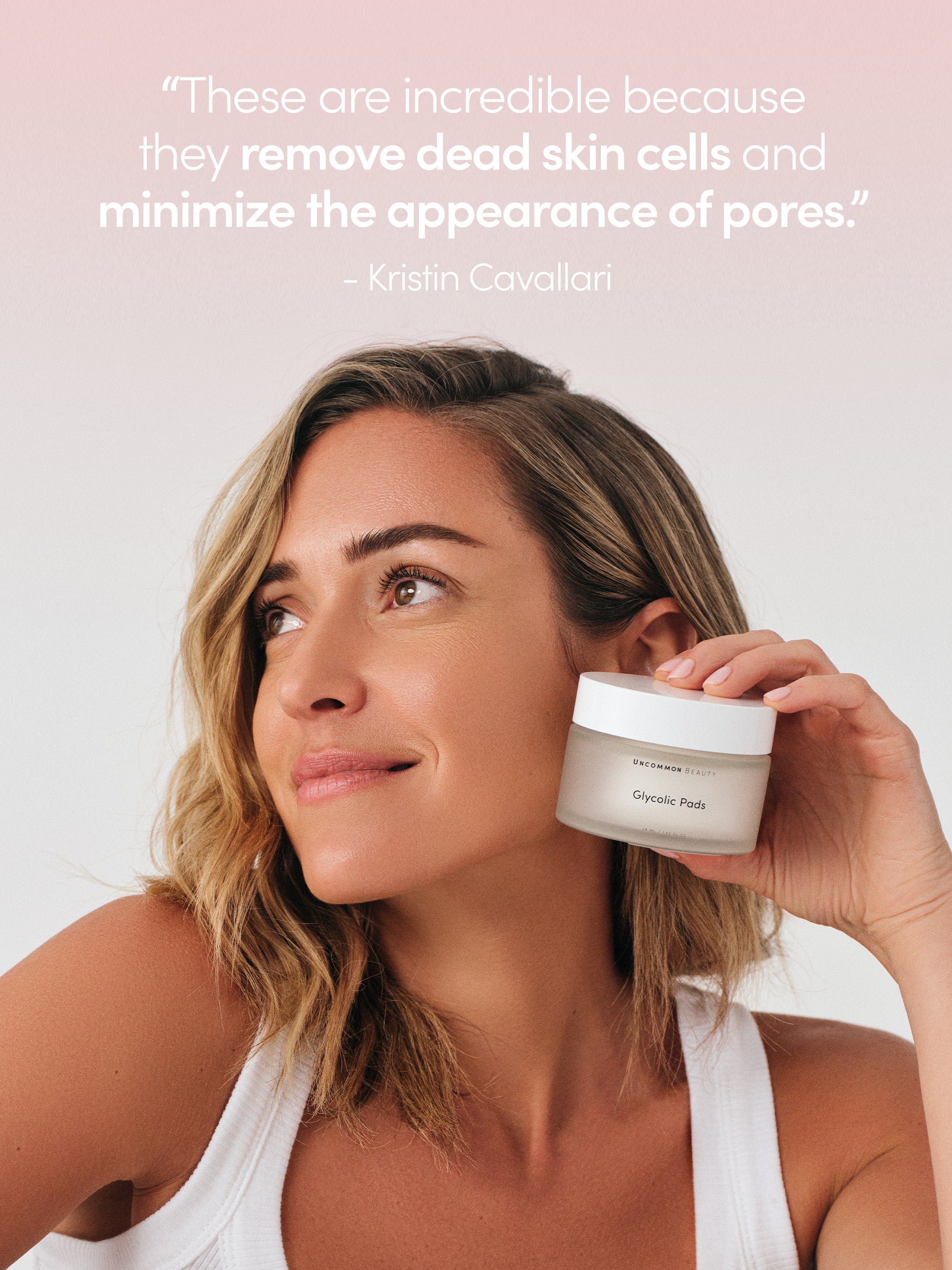 Glycolic Pads | 48 ml // 1.62 fl oz | Review Image | Uncommon Beauty