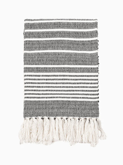["Black and White Throw Blanket ", " Product Image ", " Uncommon Lifestyle"]