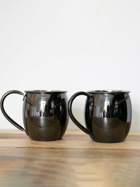 Gunmetal Moscow Mule Mugs (Set of 2) | Lifestyle Image | Uncommon Lifestyle