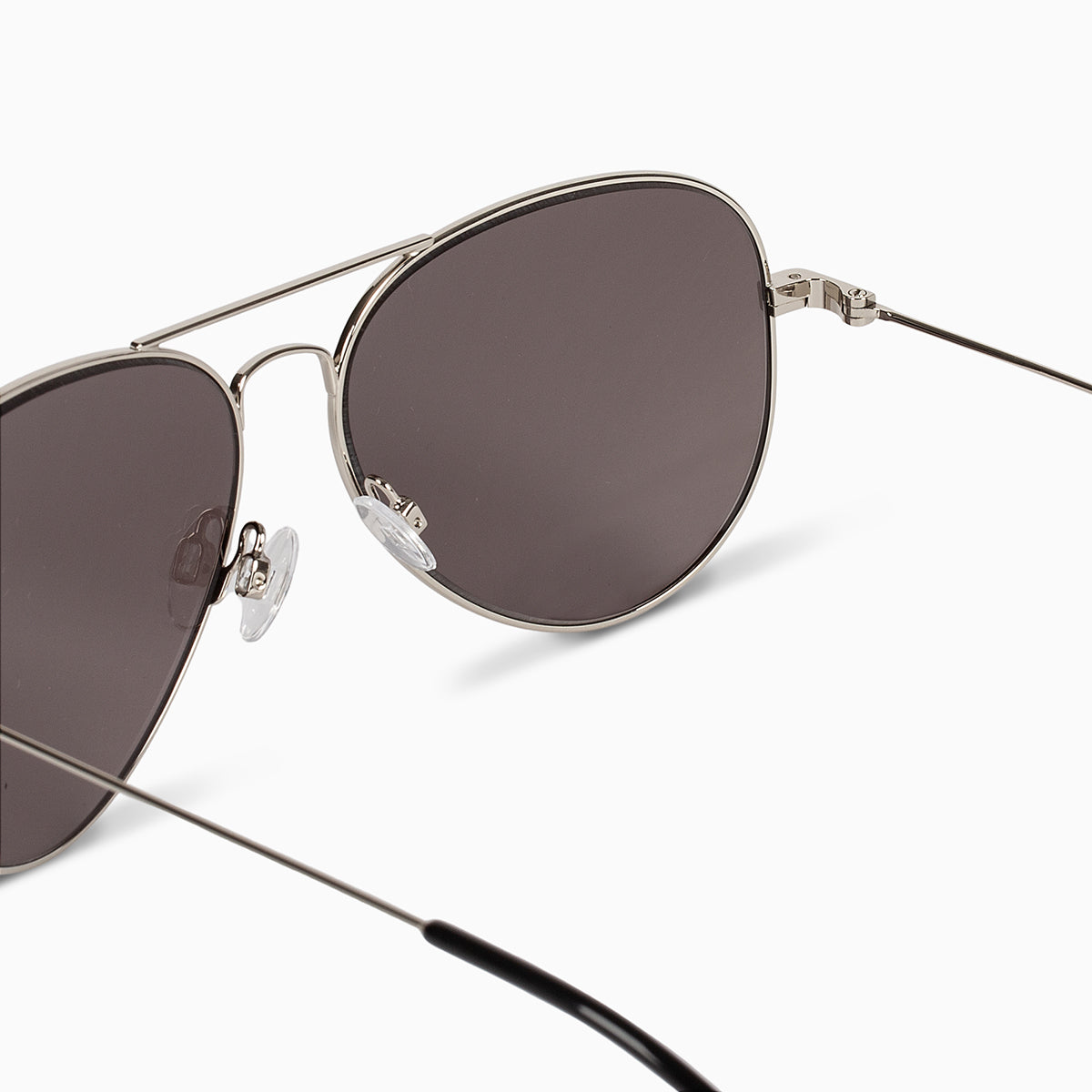 Aviator Sunglasses | Silver | Product Detail Image 2 | Uncommon James Home