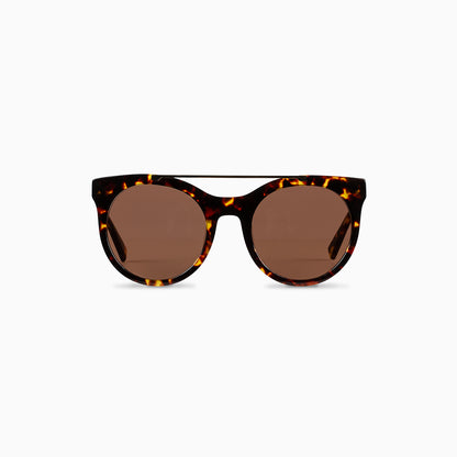 Brow Bar Round Sunglasses | Tort | Product Image | Uncommon James Home