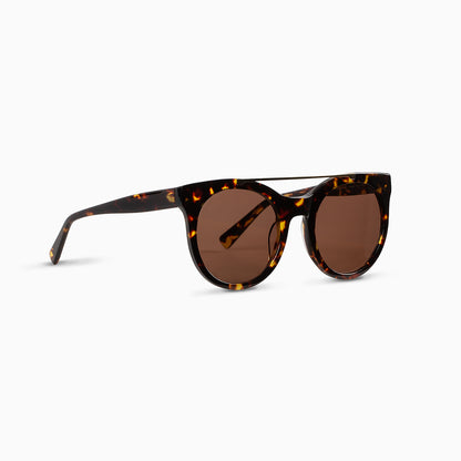 Brow Bar Round Sunglasses | Tort | Product Detail Image | Uncommon James Home