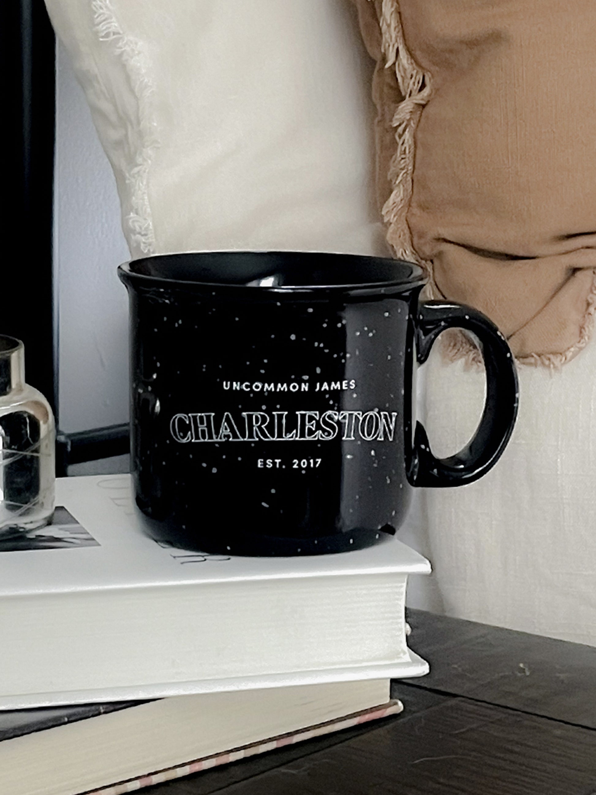 Charleston Mug | Black | Lifestyle Image | Uncommon Lifestyle