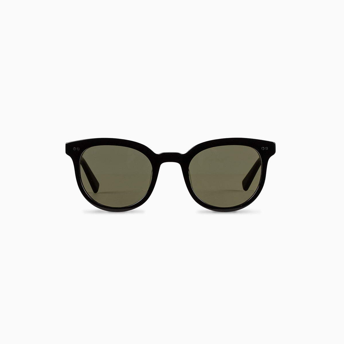 Round Wayfarer Sunglasses | Black | Product Image | Uncommon James Home
