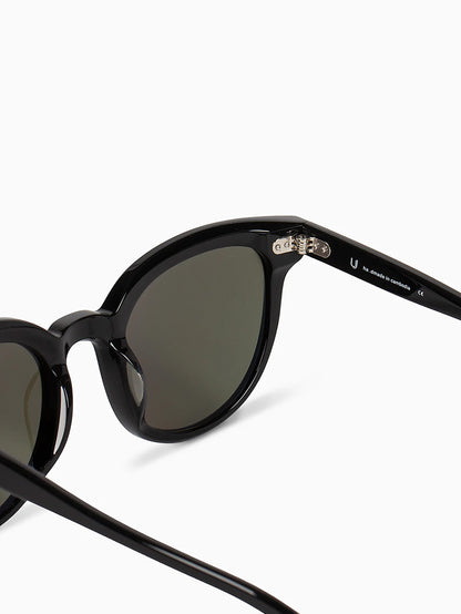 ["Classic Round Sunglasses ", " Black ", " Product Detail Image 2 ", " Uncommon Lifestyle"]