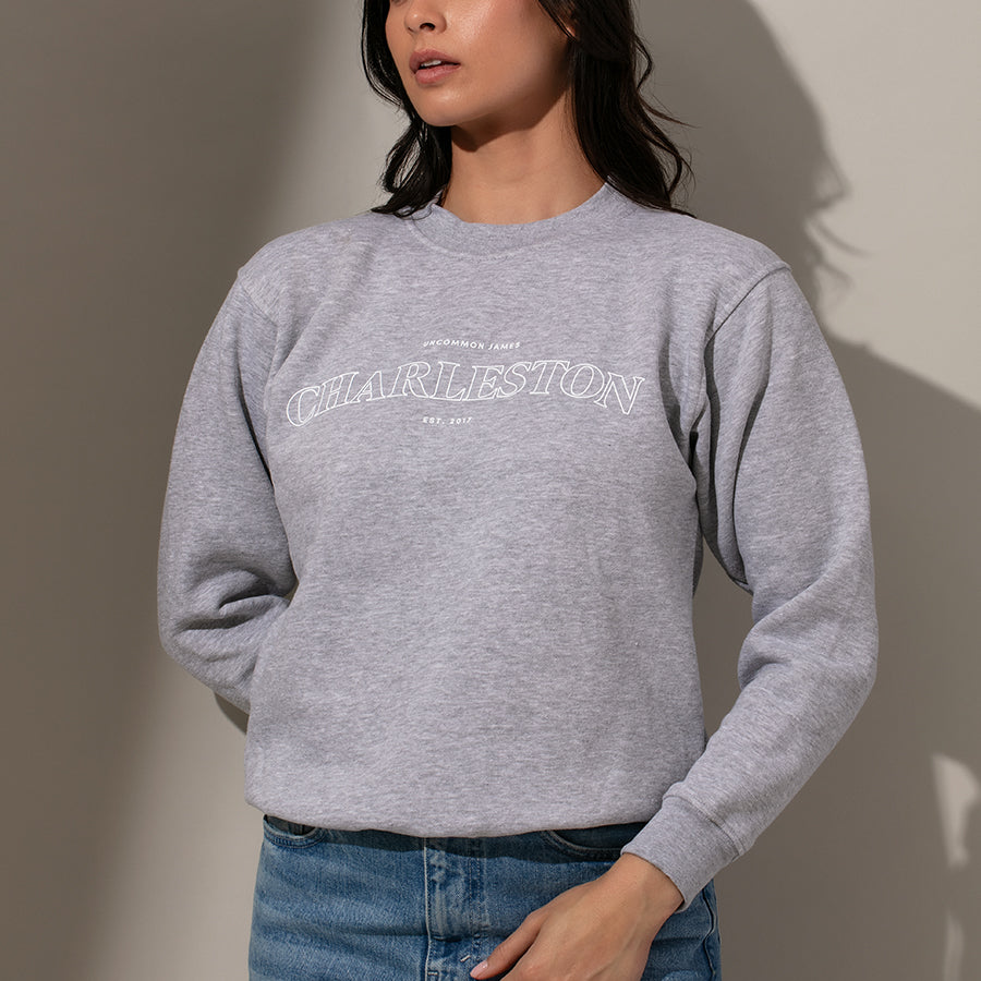 Charleston Sweatshirt | Ash | Model Image 2 | Uncommon Lifestyle