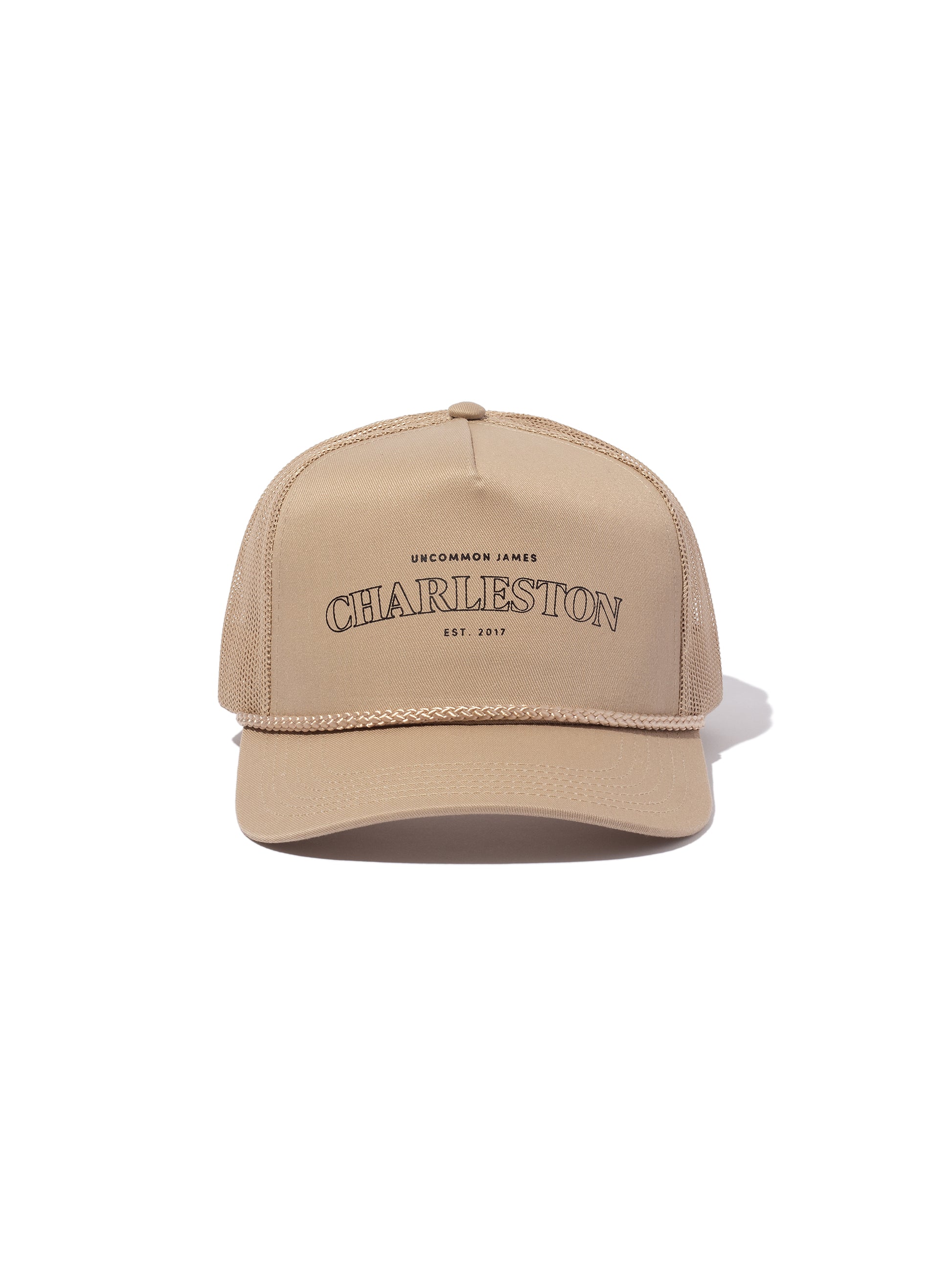 Charleston Trucker Hat | Beige | Product Image | Uncommon Lifestyle