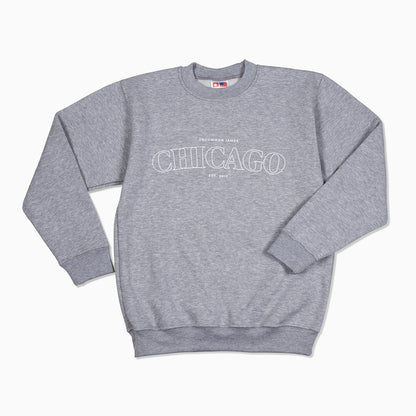 Chicago Sweatshirt | Ash | Product Image | Uncommon James
