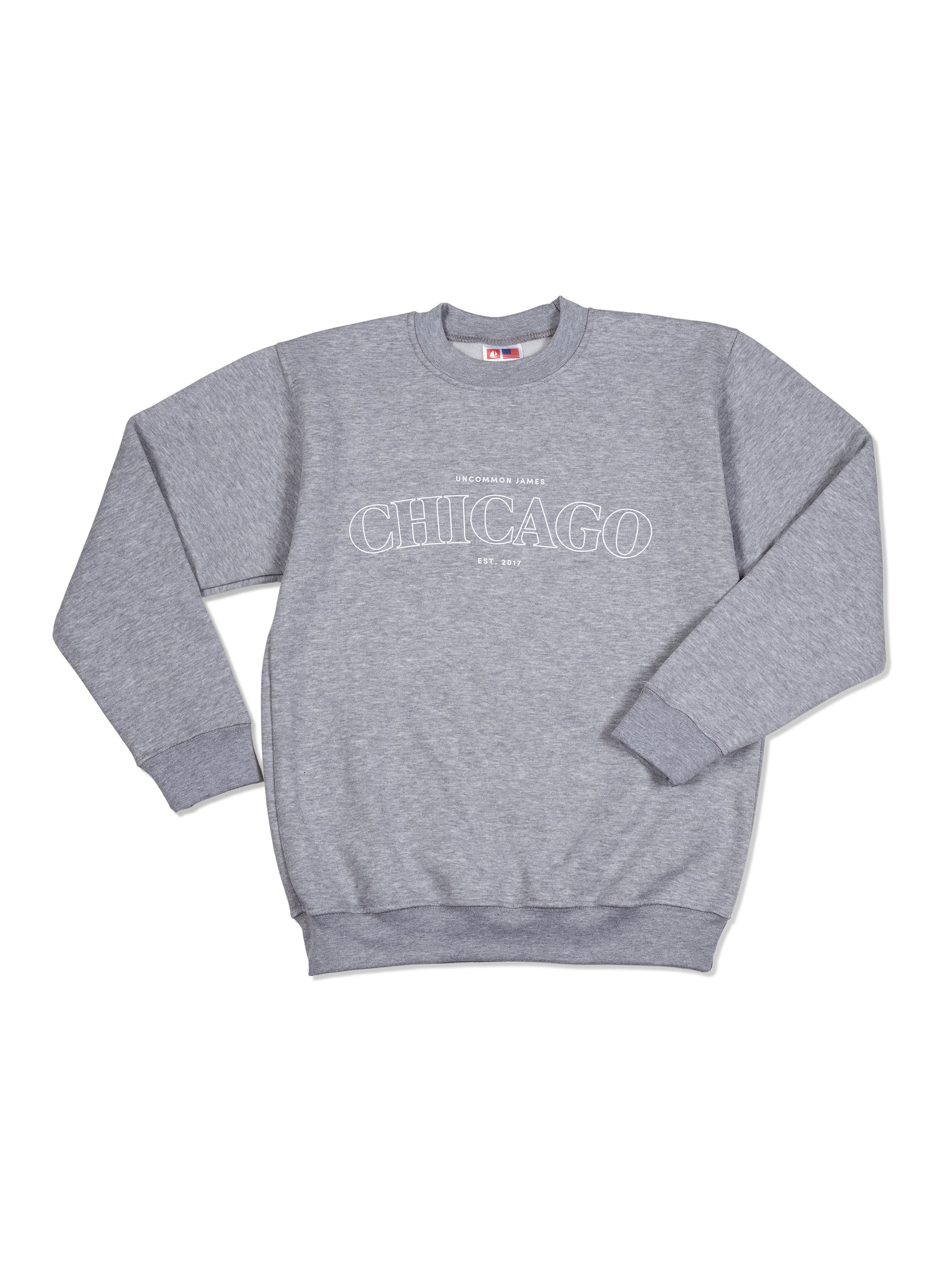 Chicago Sweatshirt | Ash | Product Image | Uncommon Lifestyle