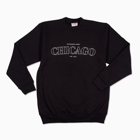 Funky Chicago Sweatshirt Unisex Vintage Chicago Crewneck 