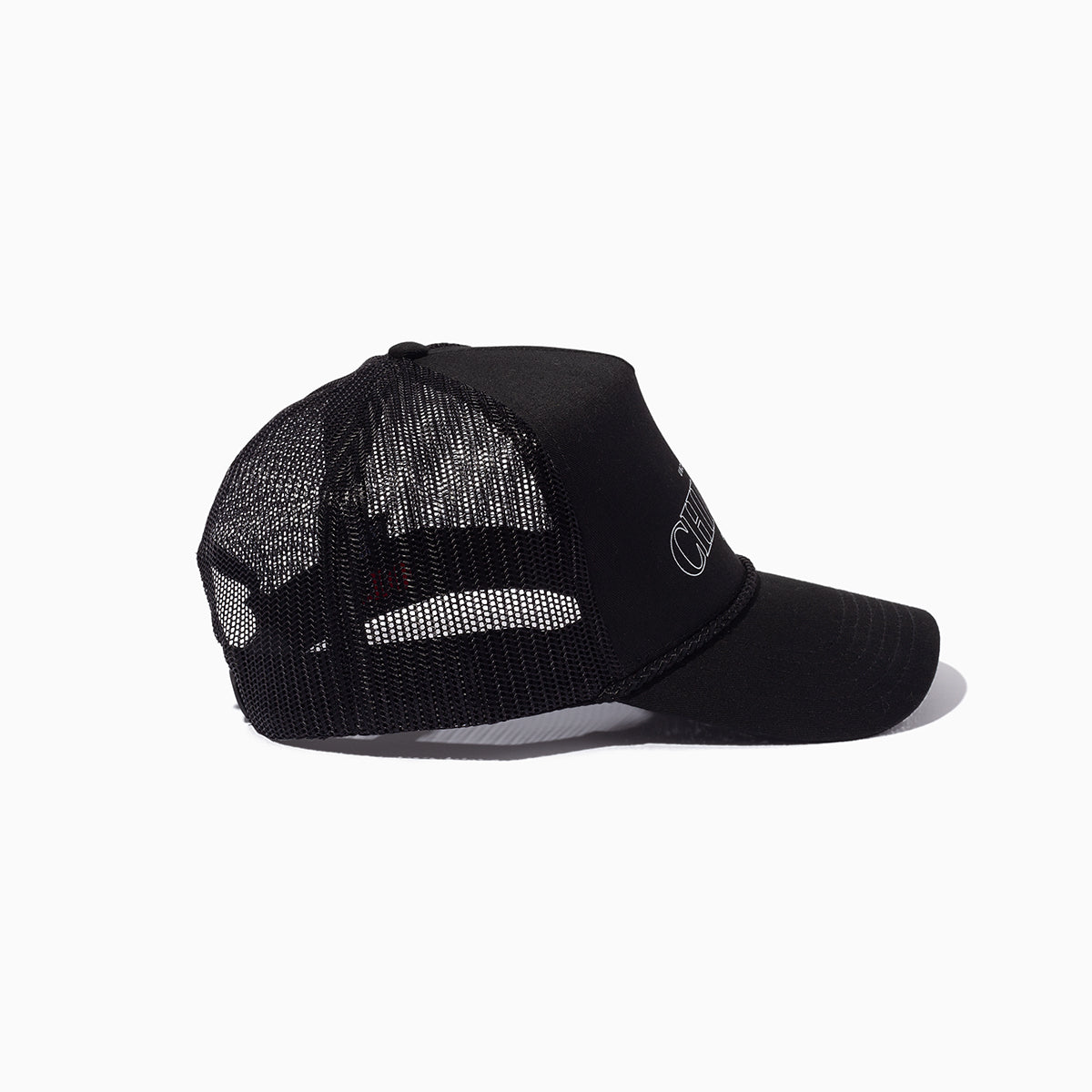 Chicago Trucker Hat | Black | Product Detail Image | Uncommon James