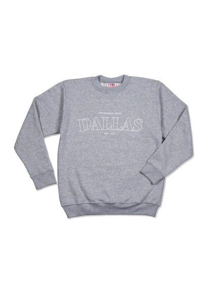 ["Dallas Sweatshirt ", " Ash ", " Product Image ", " Uncommon Lifestyle"]