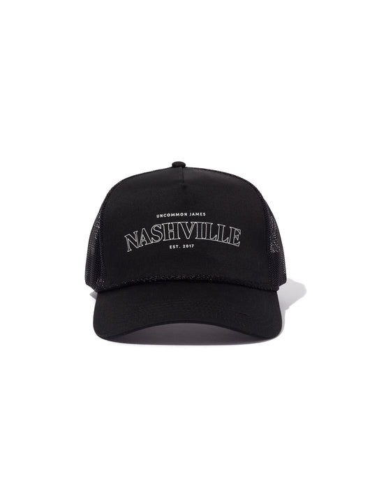 Nashville Trucker Hat | Black | Product Image | Uncommon Lifestyle