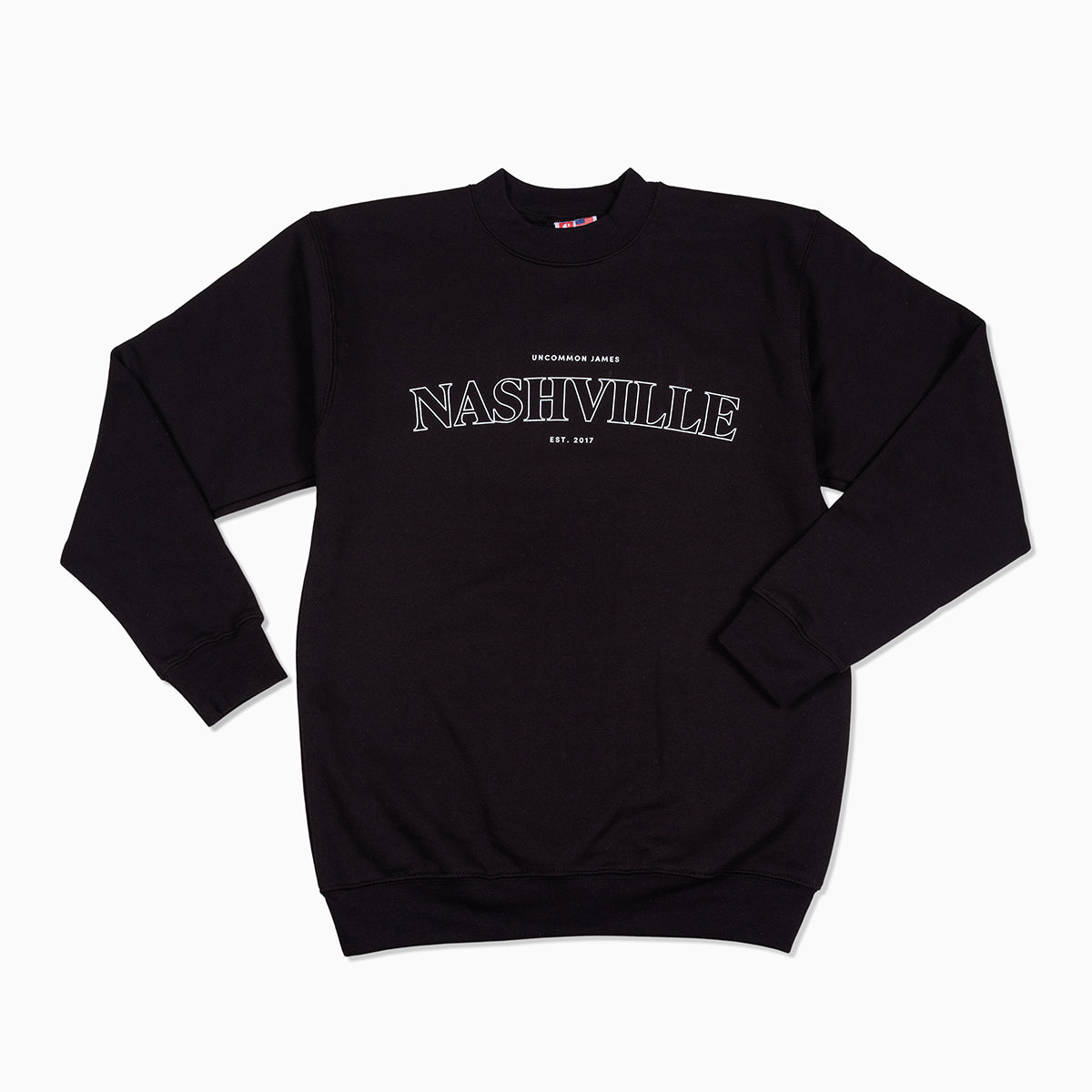 Nashville Sweatshirt | Black | Product Image | Uncommon James