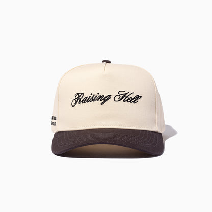 Raising Hell Trucker Hat | Black/White | Product Image | Uncommon Lifestyle