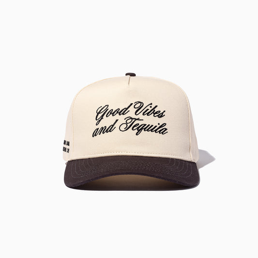 Tequila Vibes Trucker Hat | Black/White | Product Image | Uncommon Lifestyle