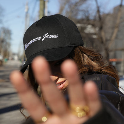 UJ Girl Trucker Hat | Black | Model Image | Uncommon Lifestlye