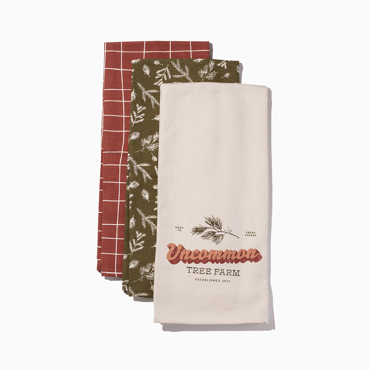 Tree Farm Dish Towels (Set of 3) | Product Detail Image | Uncommon James Home