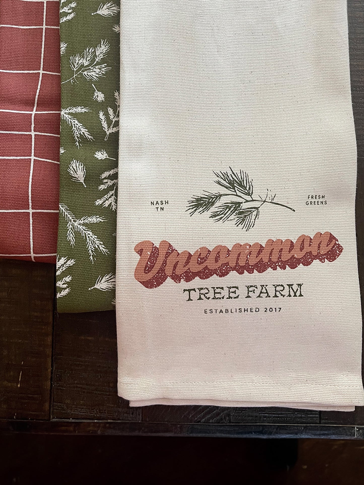 Tree Farm Dish Towels (Set of 3) | Lifestyle Image | Uncommon Lifestyle