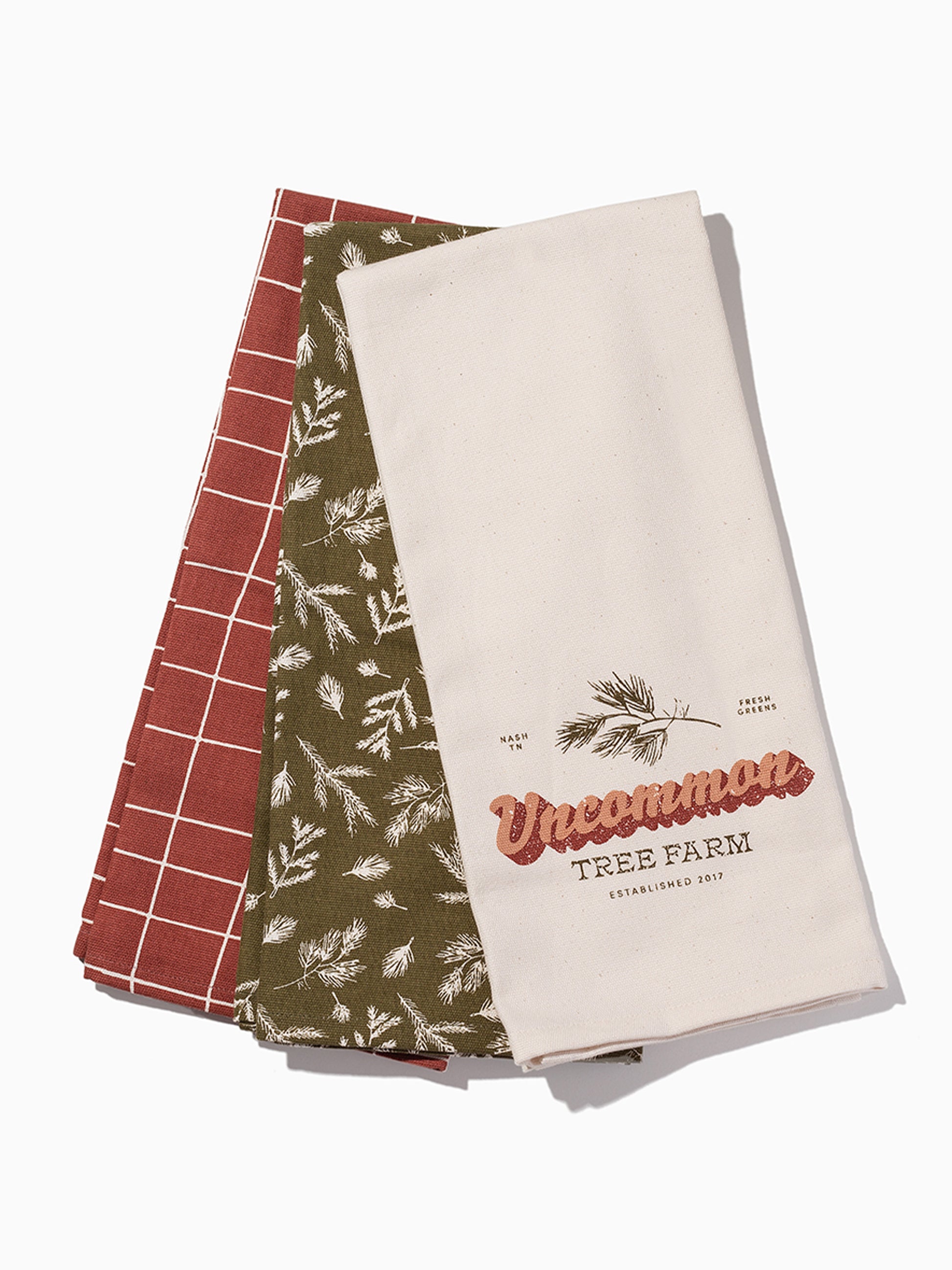 Tree Farm Dish Towels (Set of 3) | Product Image |  Uncommon Lifestyle