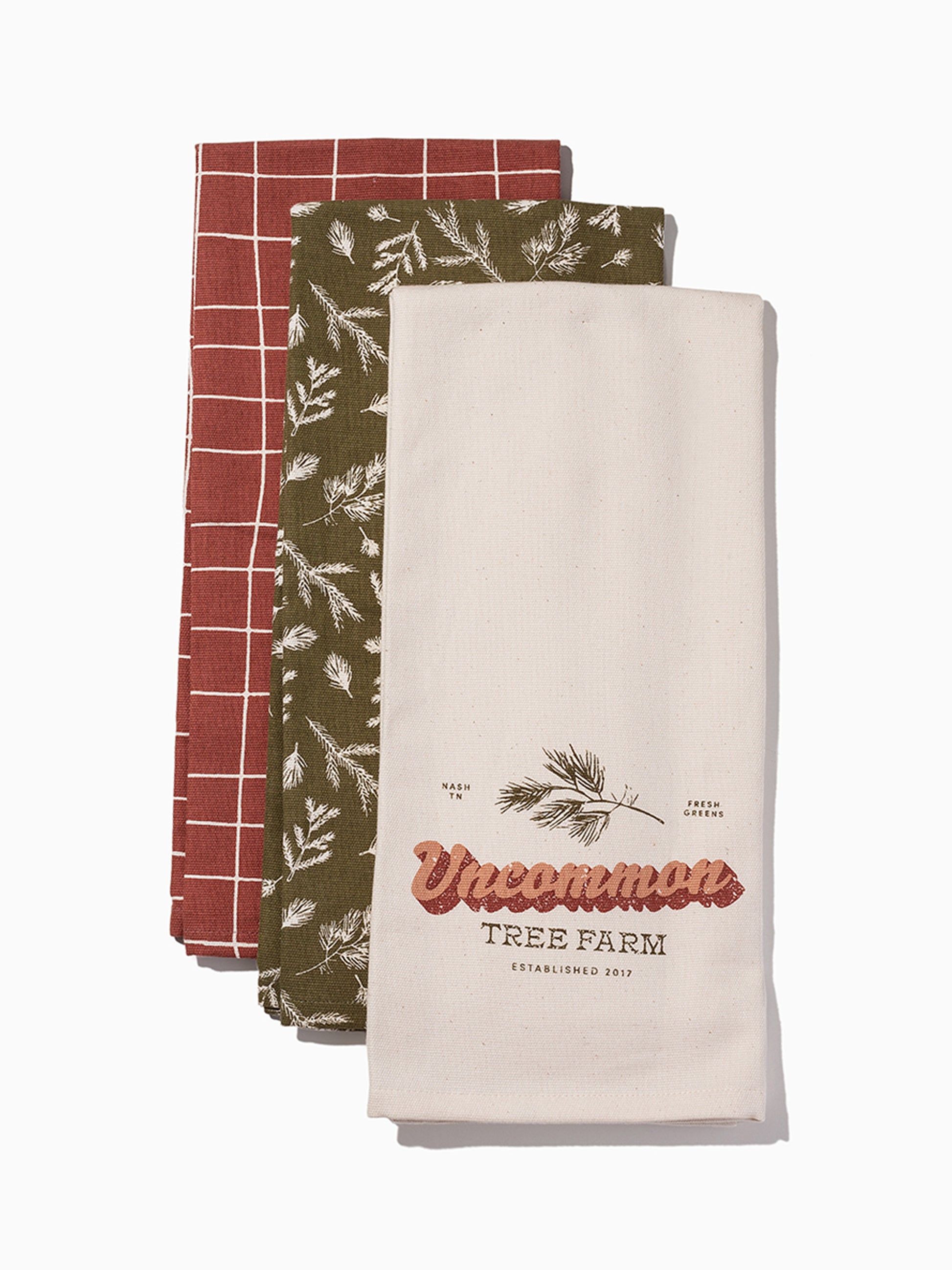 Tree Farm Dish Towels (Set of 3) | Product Image |  Uncommon Lifestyle