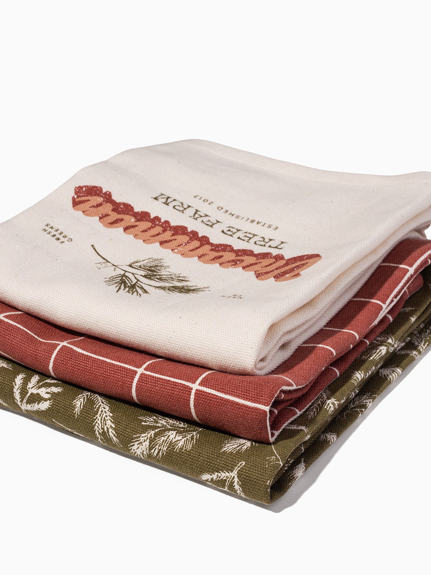 Tree Farm Dish Towels (Set of 3) | Lifestyle Image |  Uncommon Lifestyle