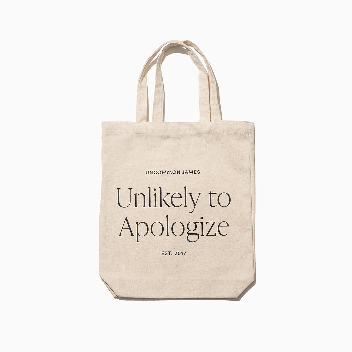 Motto Canvas Tote Bag | Product Image | Uncommon James Home