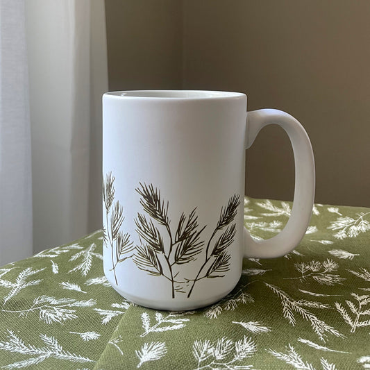 Winter Pine Ceramic Mug | Lifestyle Image | Uncommon James Home