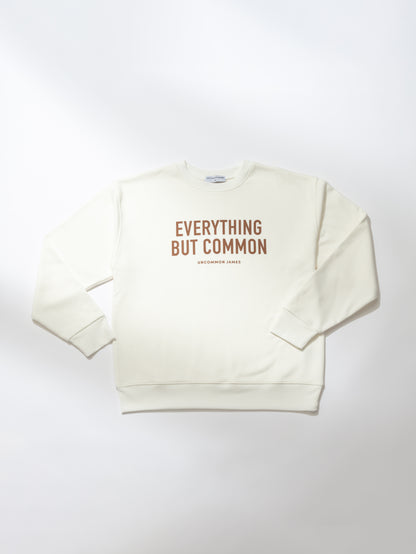 ["Everything But Common Sweatshirt ", " White ", " Product Image ", " Uncommon Lifestyle"]