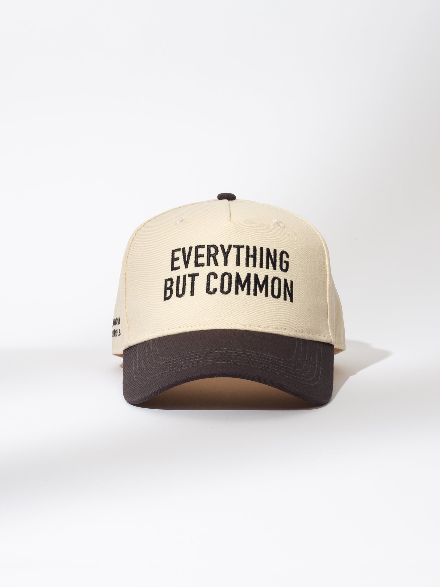 Everything But Common Trucker Hat | Ivory and Black | Product Image | Uncommon Lifestyle