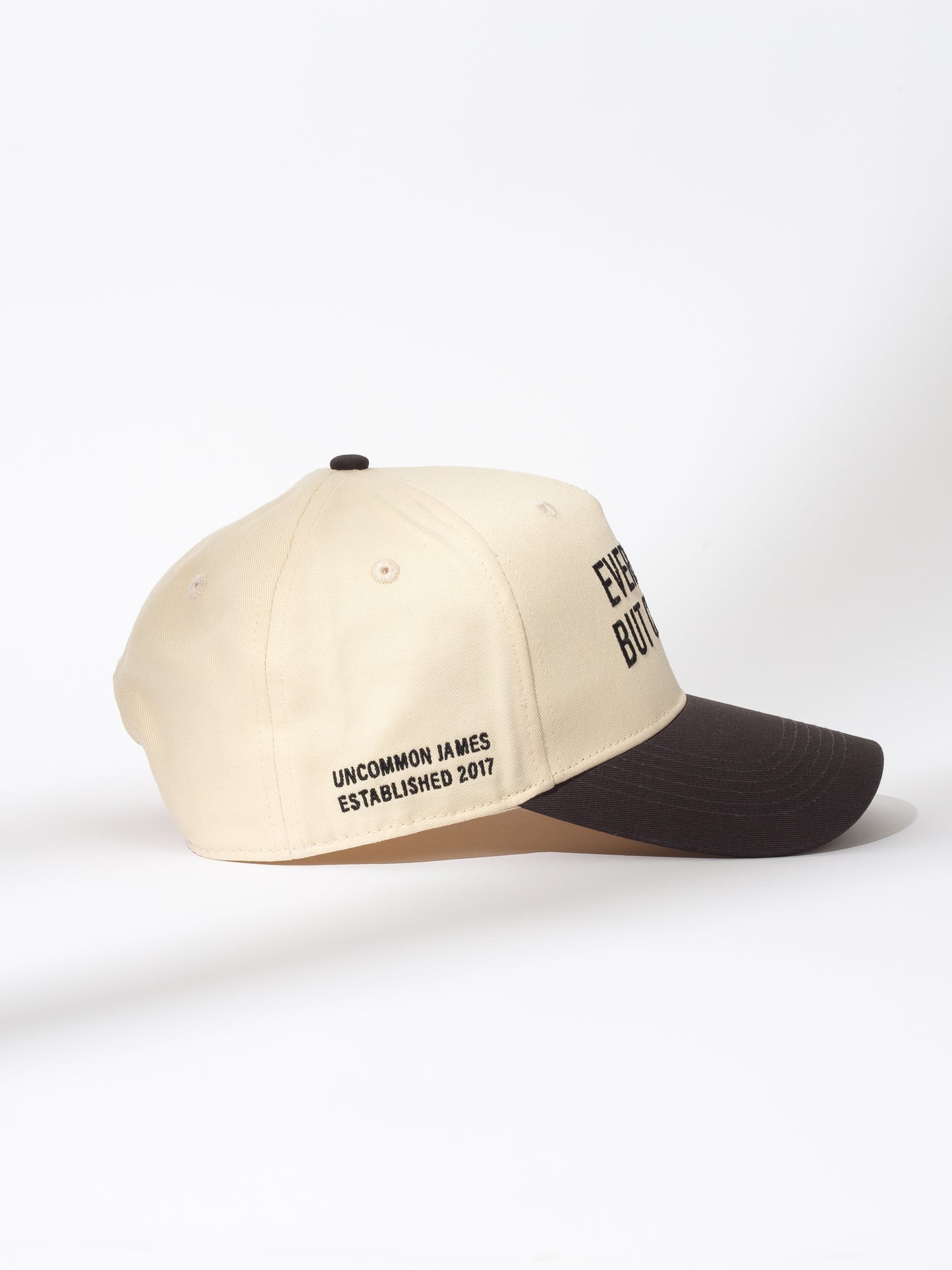 Everything But Common Trucker Hat | Ivory and Black | Product Image | Uncommon Lifestyle