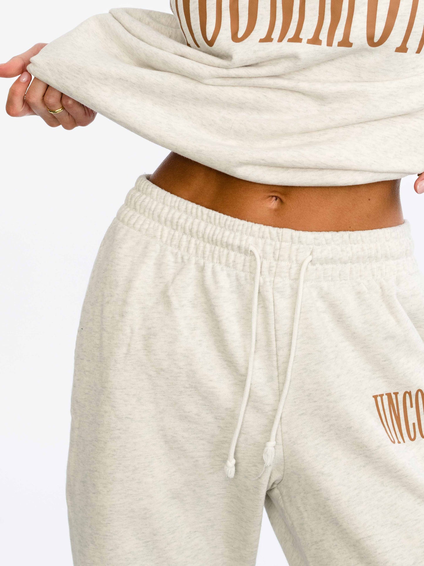 Forever Uncommon Sweatpants | Brown | Model Image | Uncommon Lifestyle